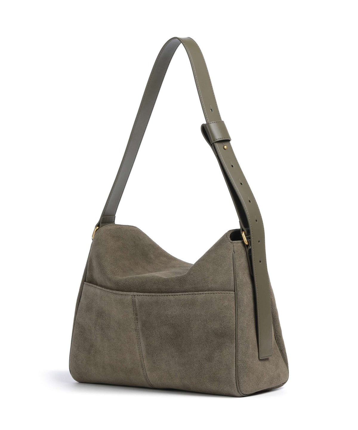 Pinko Leaf Big Hobo bag verde/oliva scuro/antique gold