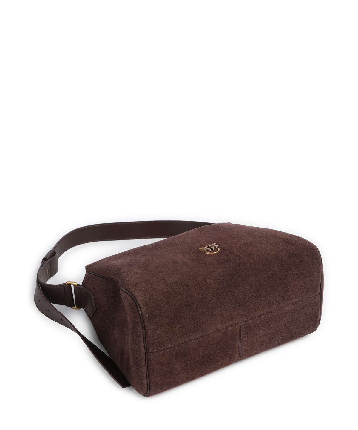 Pinko Leaf Big Hobo bag borgogna/antique gold