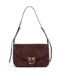 Pinko Love Classic Shoulder bag burgundy/gold