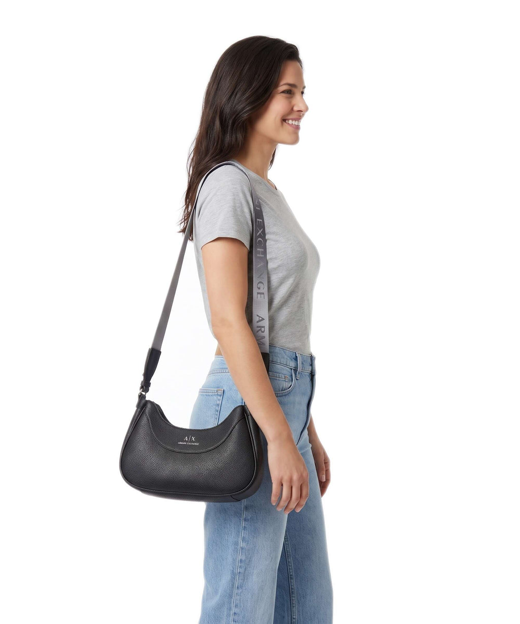 Armani Exchange Wave S Crossbody bag nero