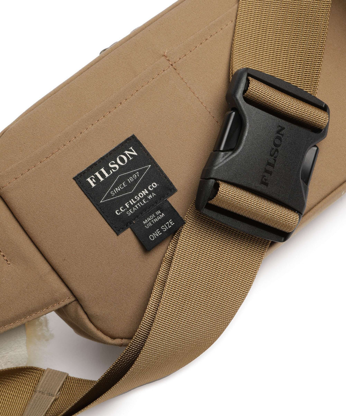 Filson Rugged Twill Belt bag dark tan