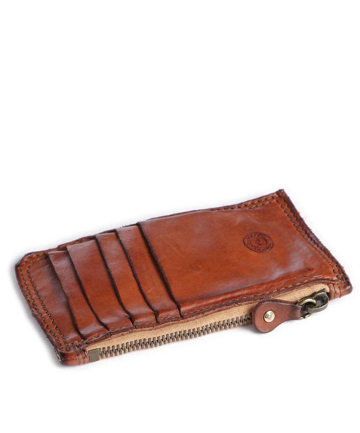 Campomaggi Credit card holder cognac