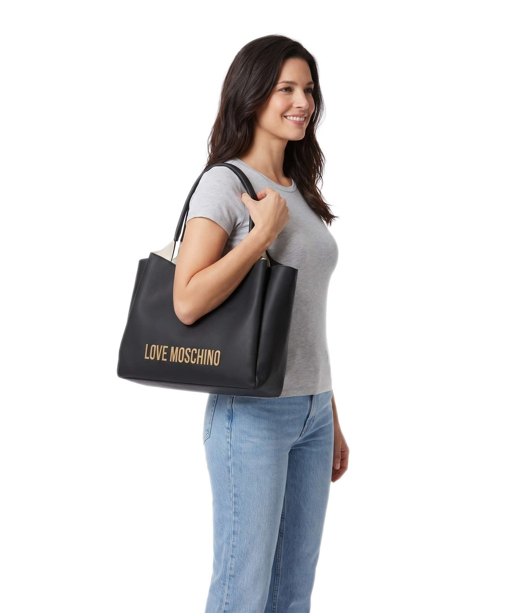 Love Moschino Bold Love Tote bag black