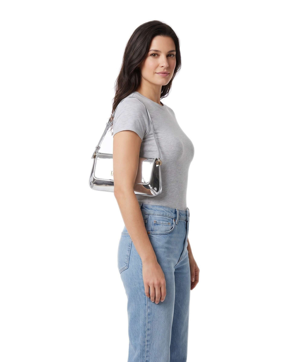 Love Moschino Smart Daily Shoulder bag silver