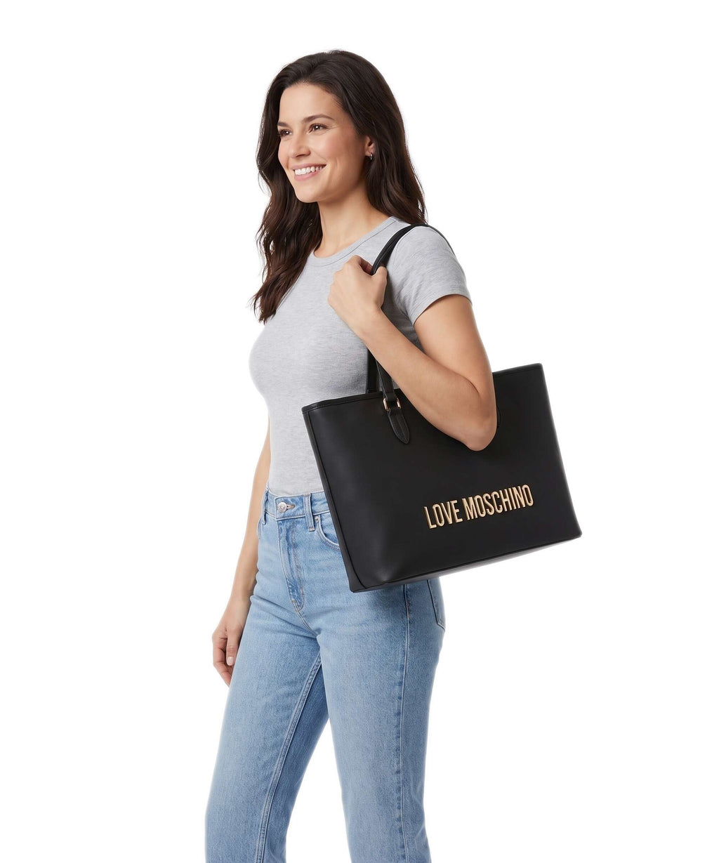 Love Moschino Bold Love Tote bag black
