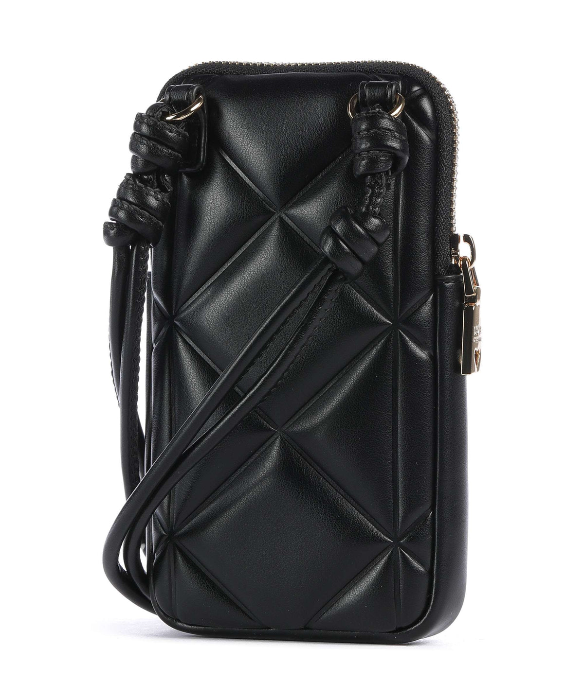 Love Moschino Embossed Q Phone bag black
