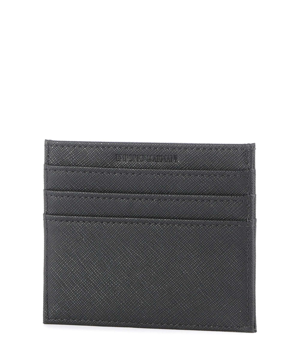Emporio Armani Business Regenerated Credit card holder black
