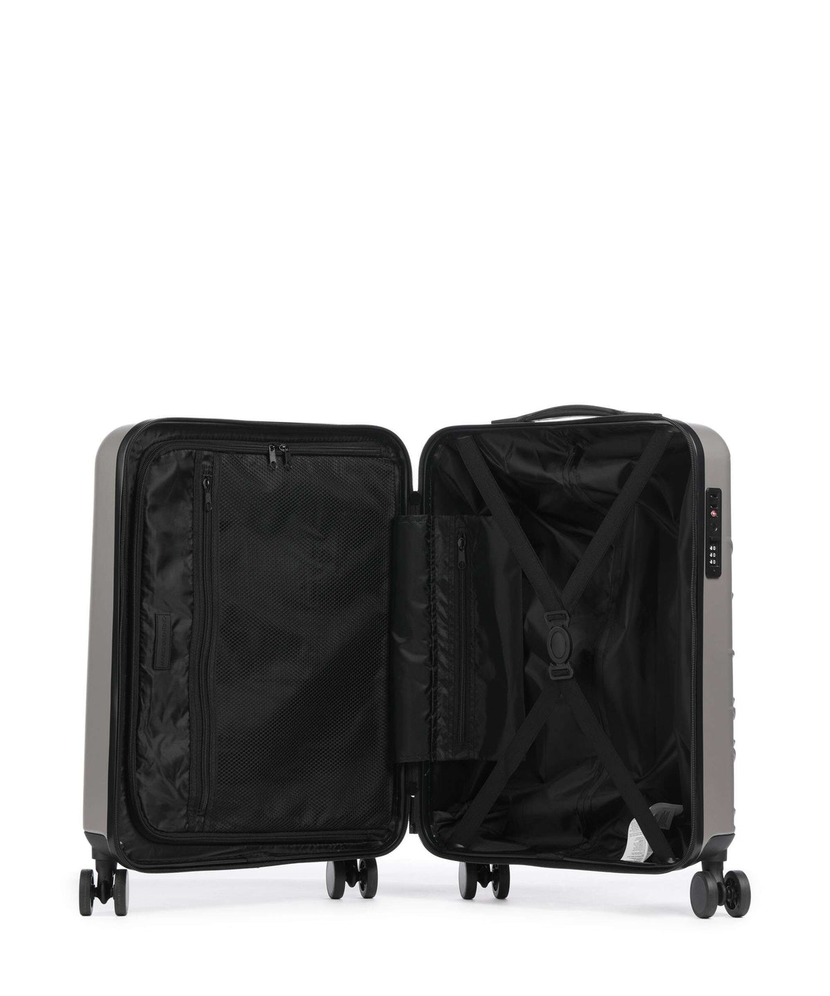 Valentino Bags Mars Spinner (4 wheels) silver