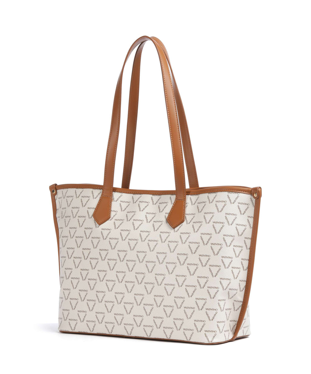 Valentino Bags Lady Re Tote bag bianco/cuoio