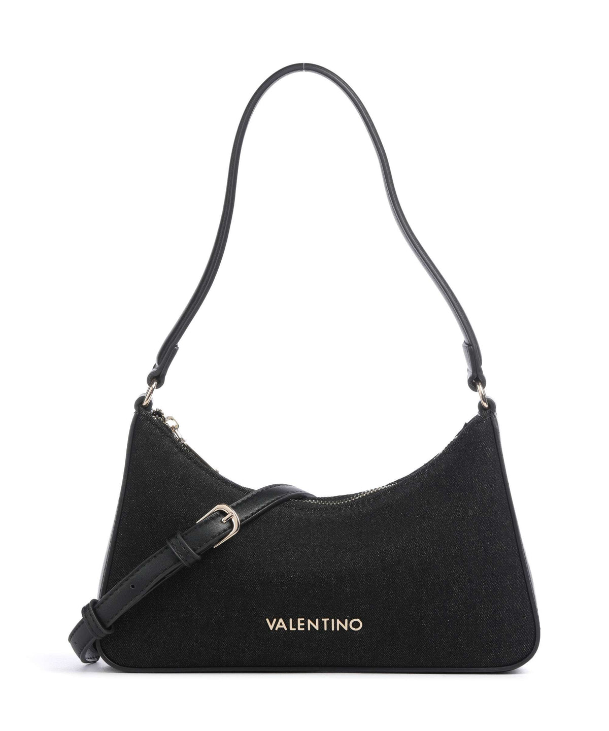 Valentino Bags Kelly Denim Shoulder bag nero