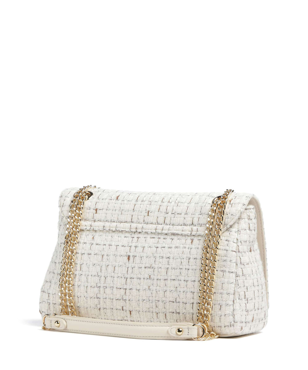 Valentino Bags Tweed Shoulder bag off white/multicolour