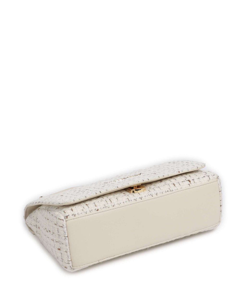 Valentino Bags Tweed Shoulder bag off white/multicolour