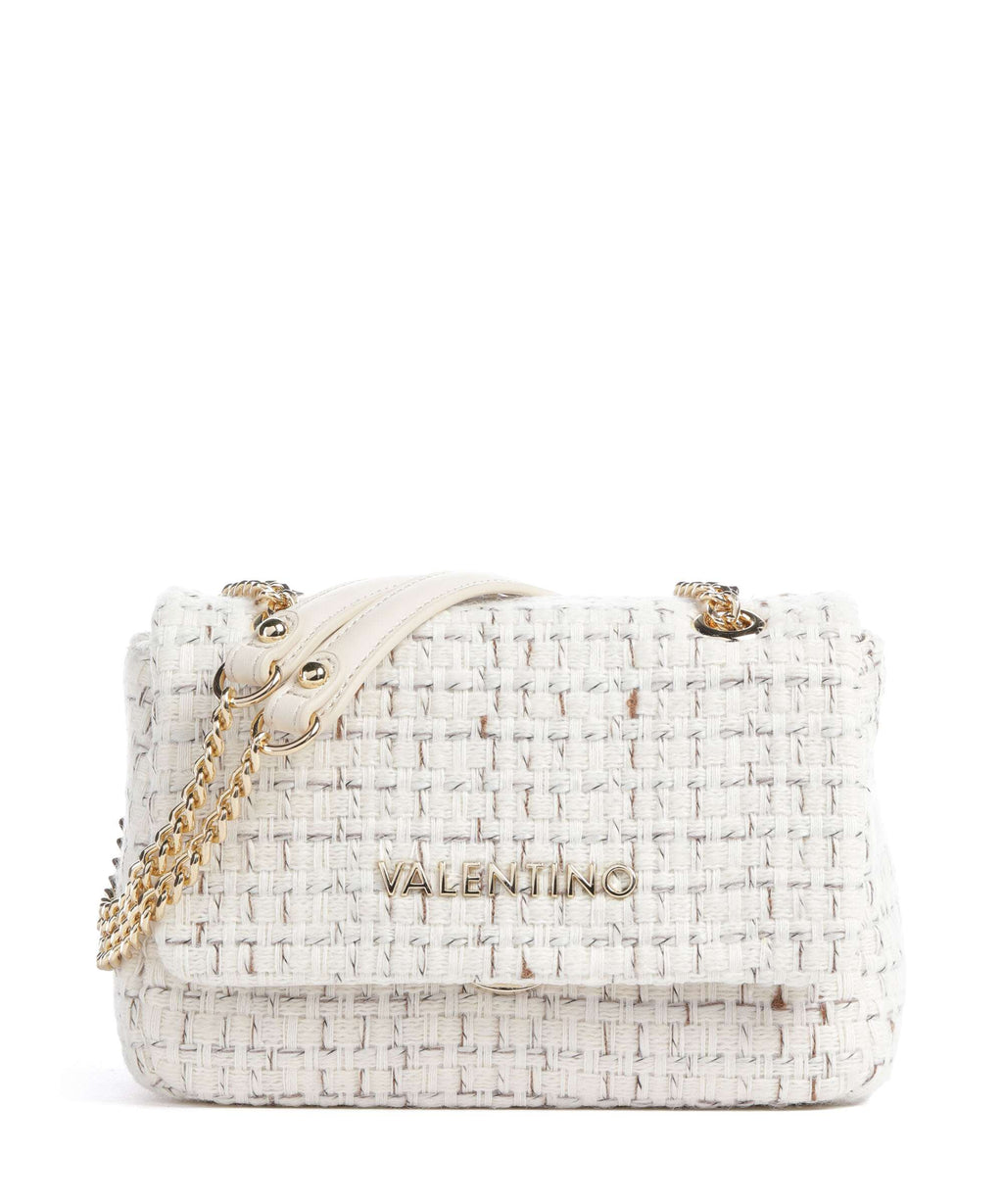 Valentino Bags Tweed Shoulder bag off white/multicolour