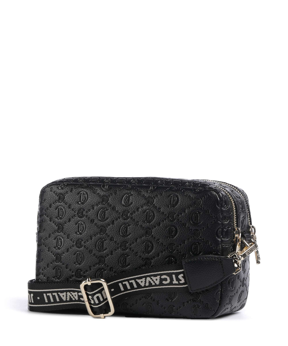 Just Cavalli All Over Gothic Crossbody bag black