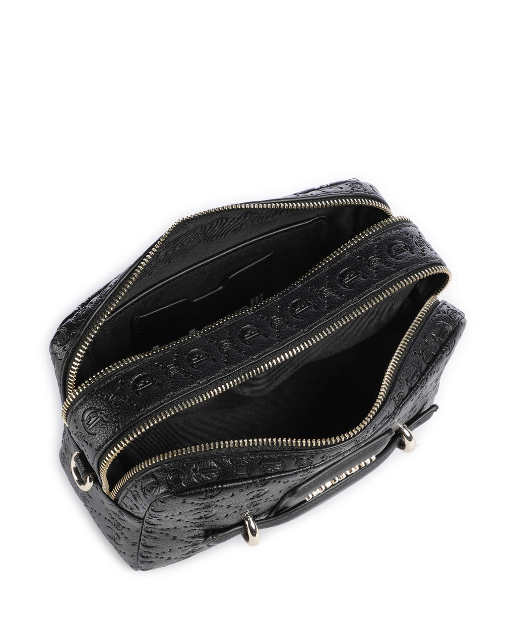 Just Cavalli All Over Gothic Crossbody bag black