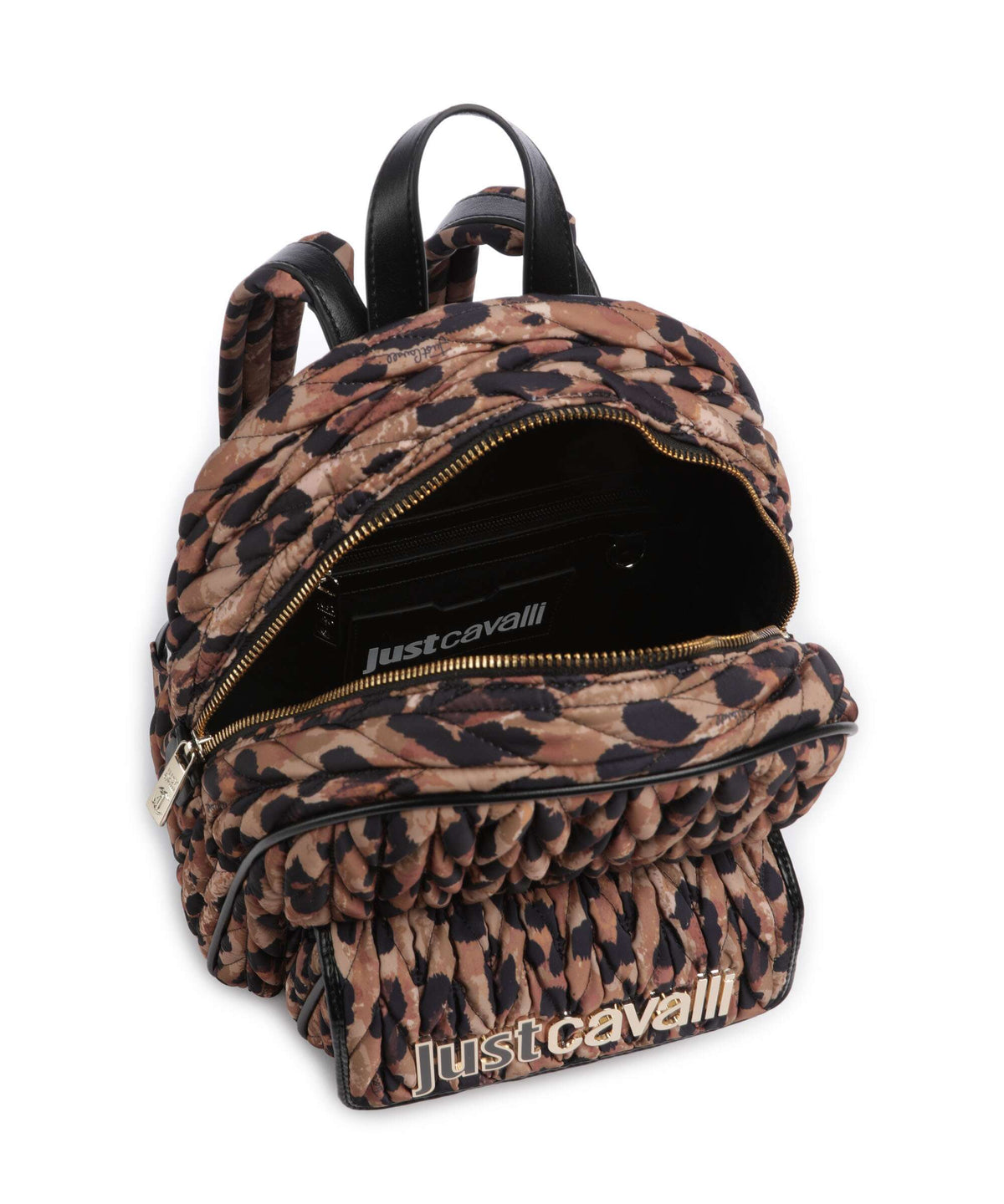 Just Cavalli Backpack iconic leo print