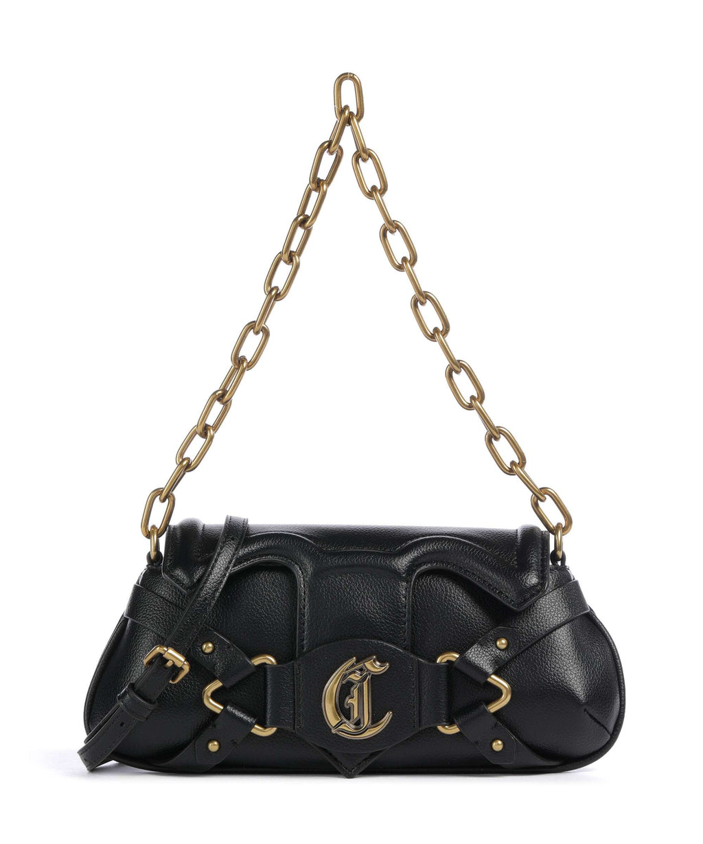 Just Cavalli Crossed Laces Shoulder bag black