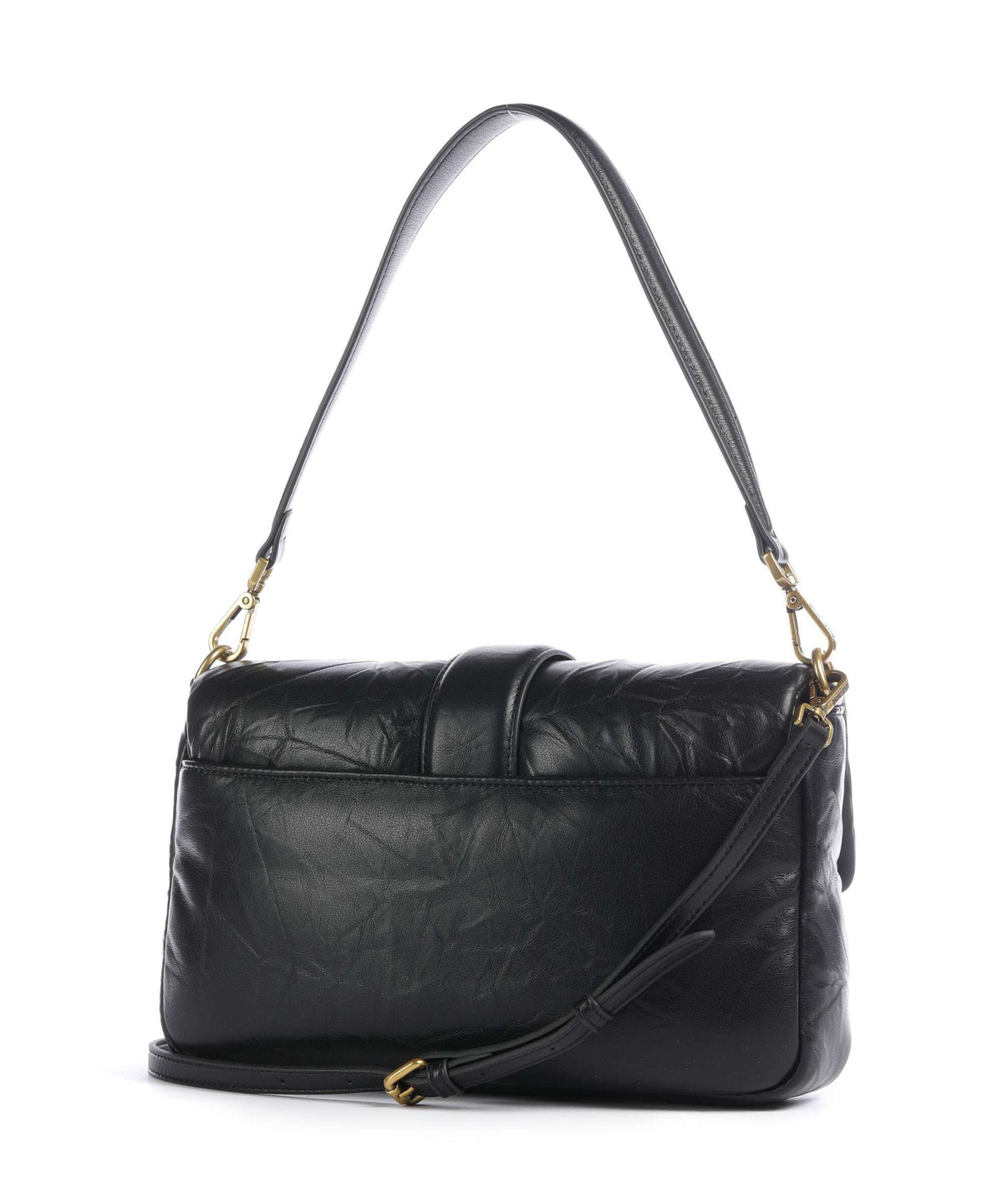 Just Cavalli Iconic Snakes Puffy Shoulder bag black