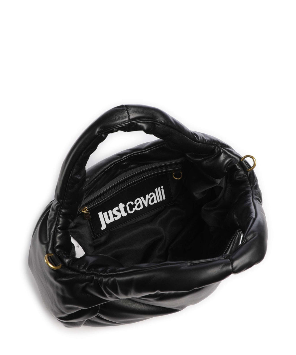 Just Cavalli Puffy Foulard Handbag black