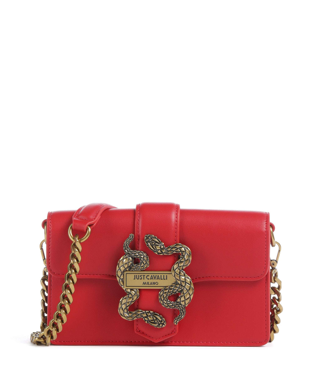 Just Cavalli Iconic Snakes Wallet tango red