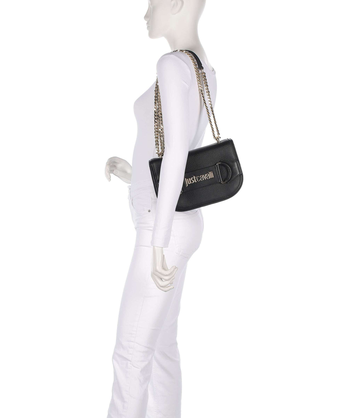 Just Cavalli Bridle Shoulder bag black