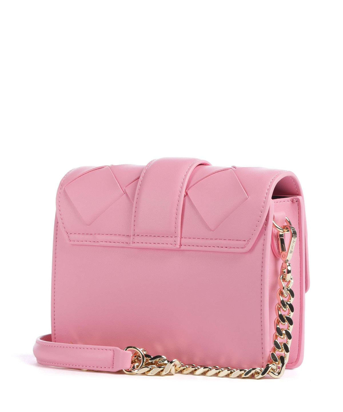 Just Cavalli Iconic Snakes Braided Crossbody bag begonia pink
