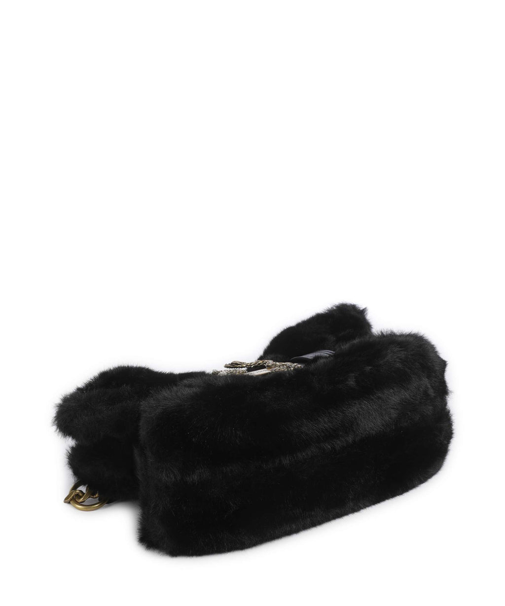 Just Cavalli Iconic Snakes Bow Crossbody bag black