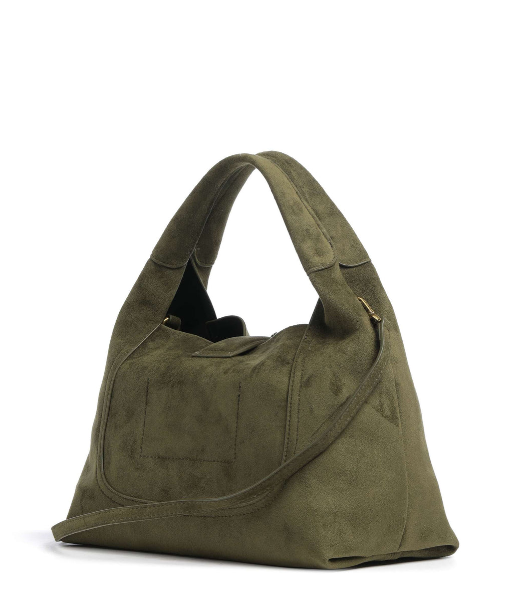 Just Cavalli Iconic Snakes Hobo bag fir green