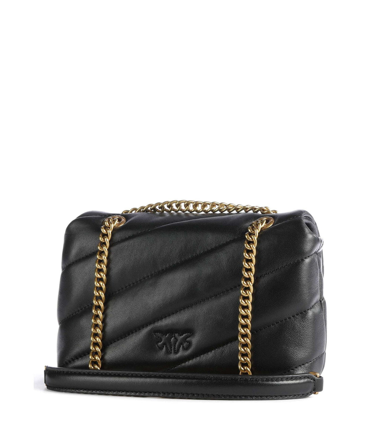 Pinko Love Puff Baby Shoulder bag nero/antique gold