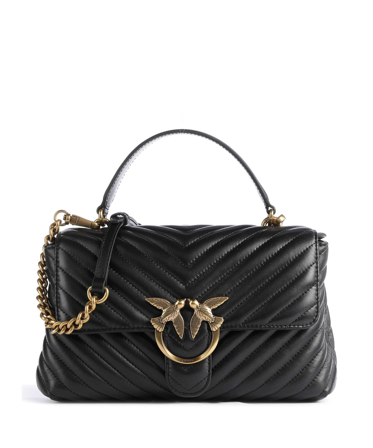 Pinko Love Lady Puff Classic Handbag nero/antique gold