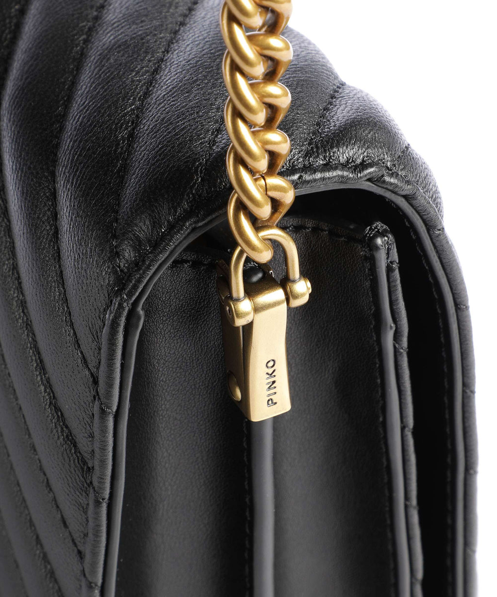 Pinko Love Click Classic Crossbody bag nero/antique gold