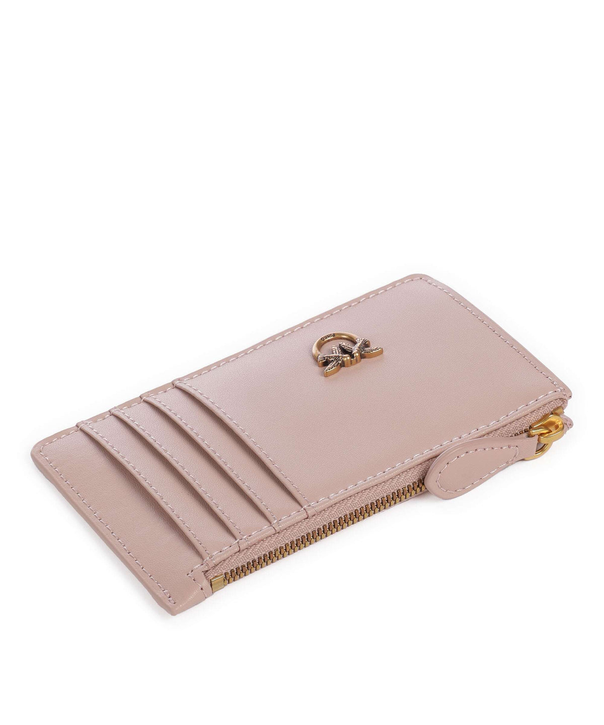 Pinko Airone Credit card holder cipria/antique gold