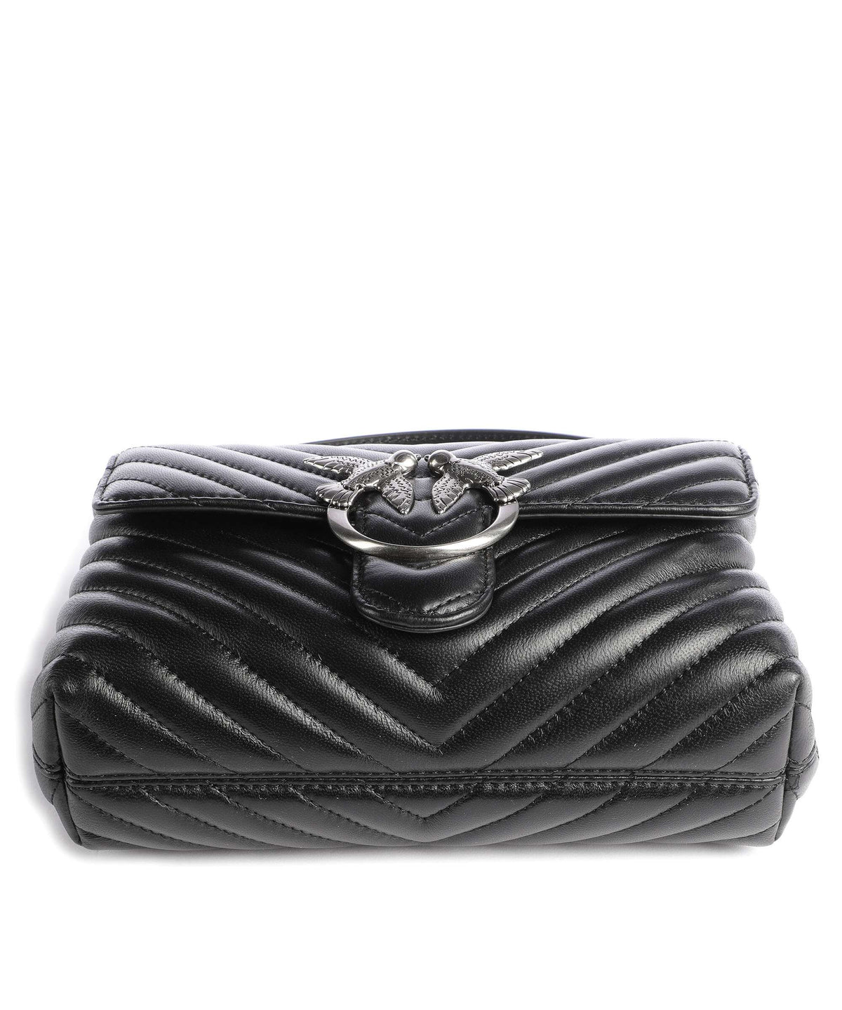 Pinko Love Lady Puff Mini Handbag nero/old silver
