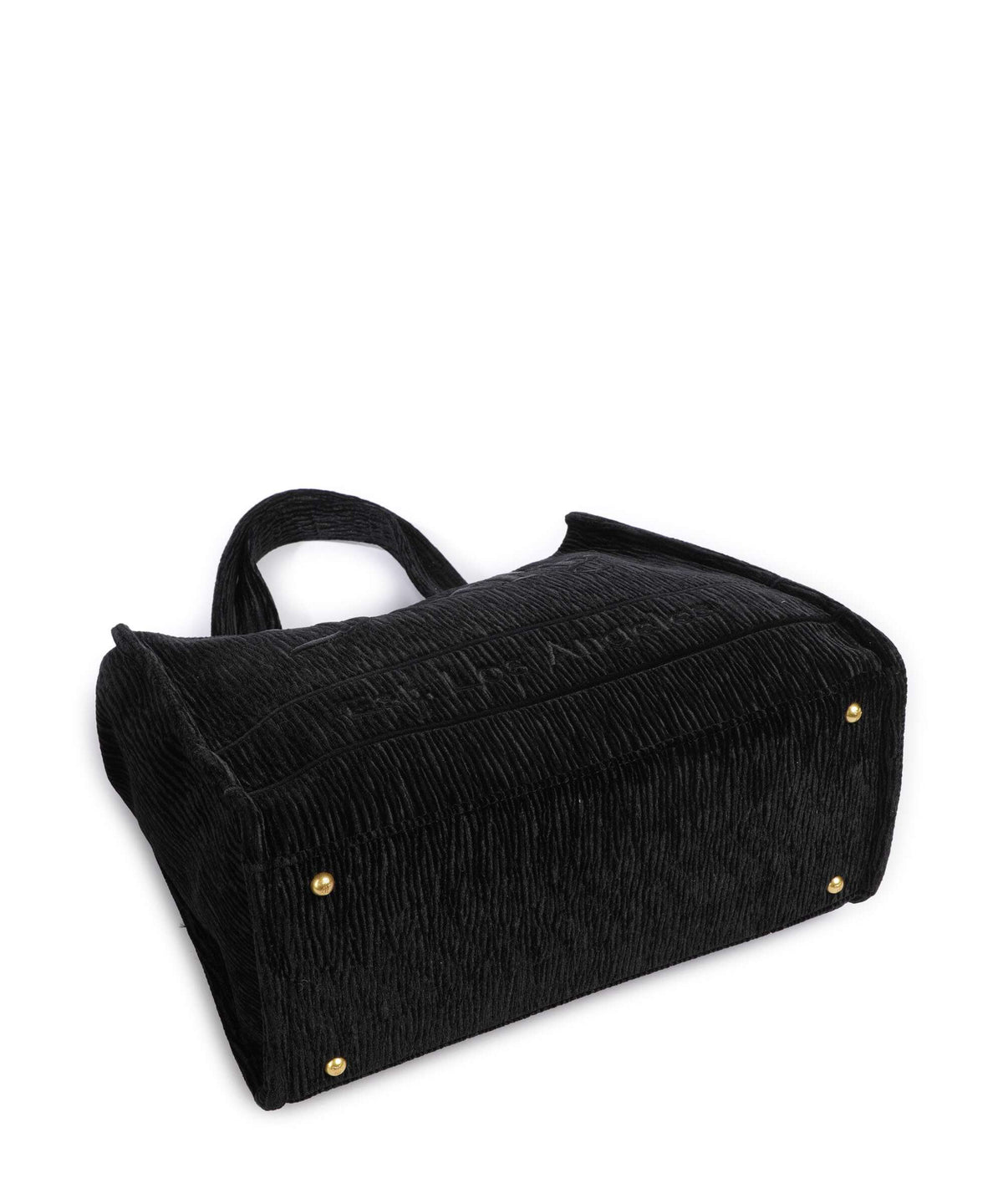Juicy Couture Iris Crinkled Velvet L Tote bag black