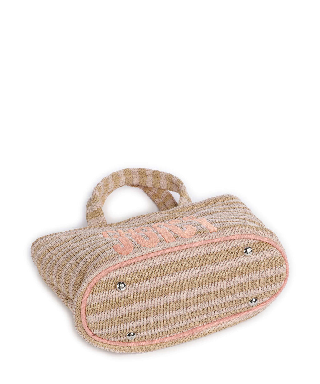 Juicy Couture Nora Straw S Handbag peach pink