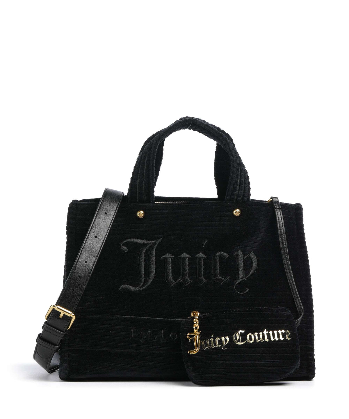 Juicy Couture Iris Velvet M Handbag black