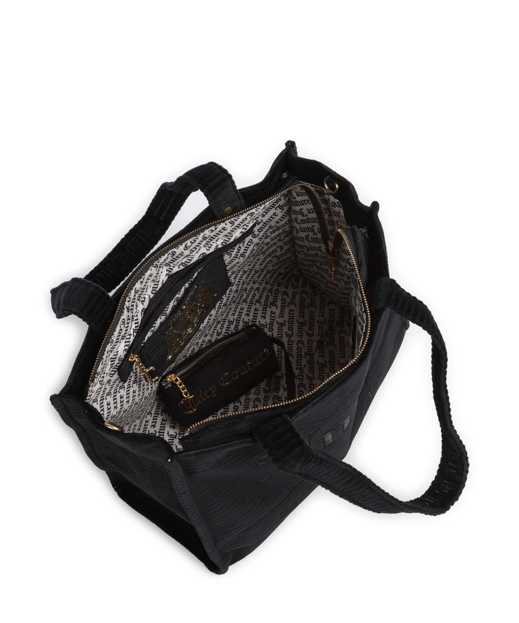 Juicy Couture Iris Velvet L Tote bag black
