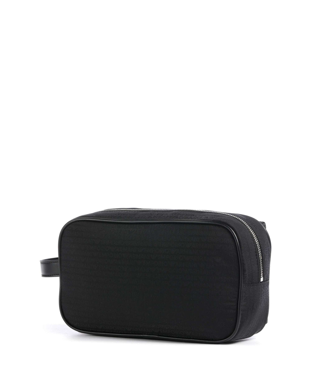 Emporio Armani Monogram Toiletry bag black beauty