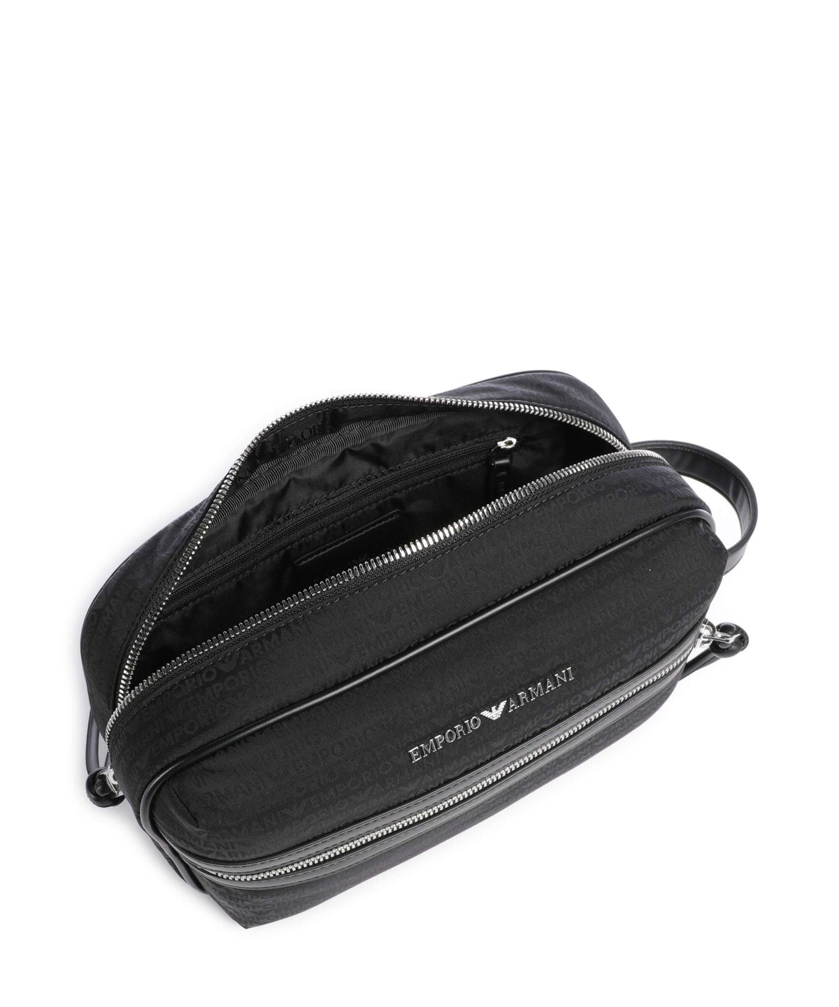 Emporio Armani Monogram Toiletry bag black beauty