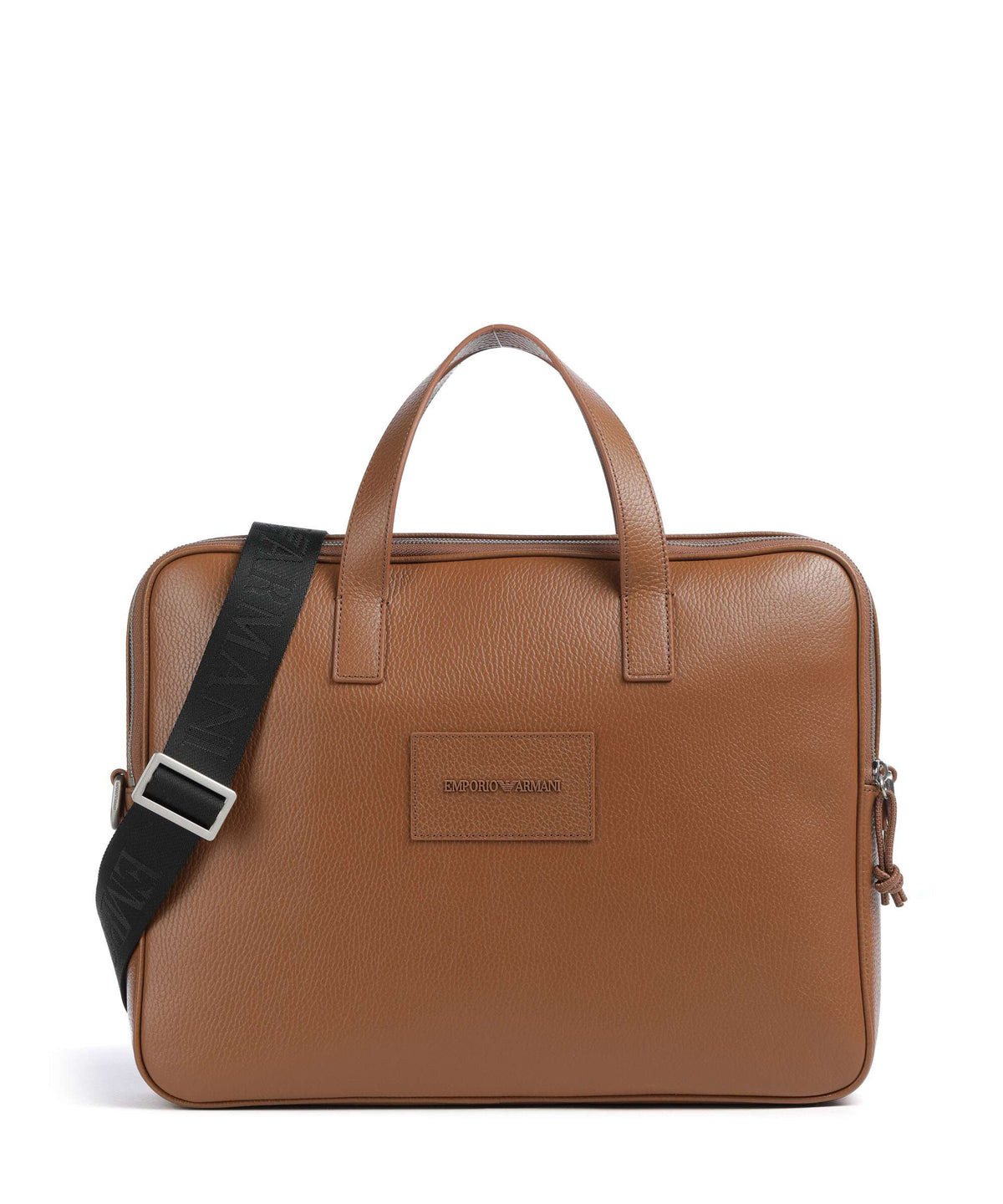 Emporio Armani Business Briefcase mocha bisque