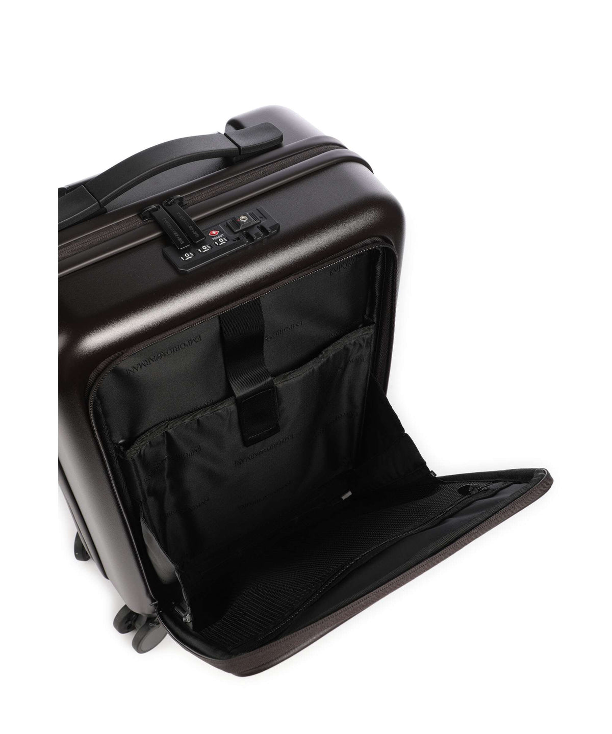 Emporio Armani Business Regenerated Spinner (4 wheels) ebony
