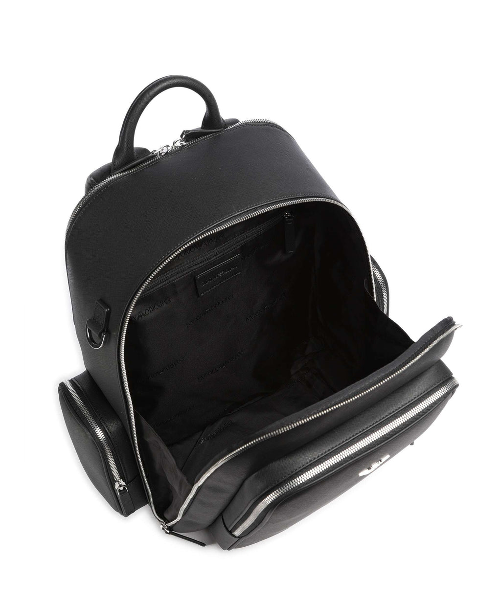 Emporio Armani Business Regenerated Backpack black beauty