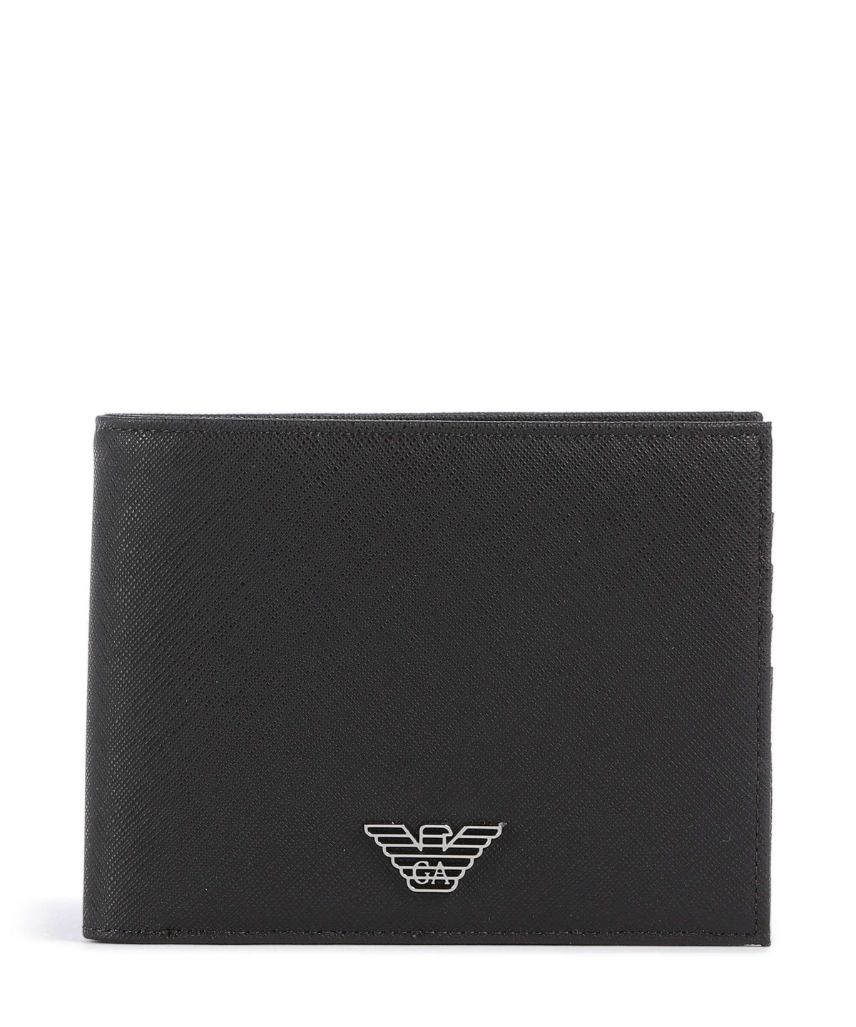 Emporio Armani Saffiano Animation Wallet ebony