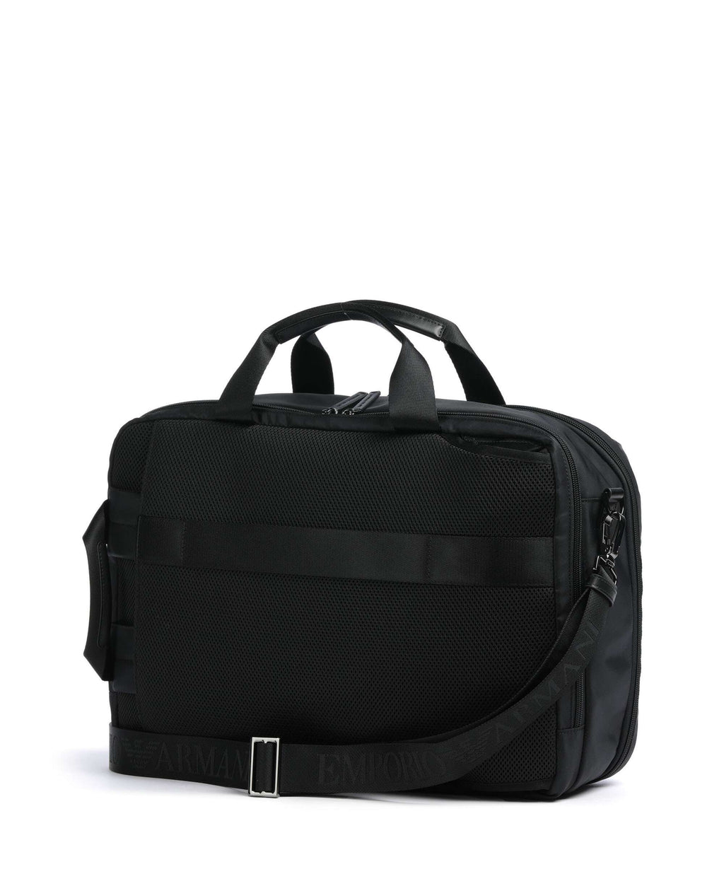 Emporio Armani Nylon Backpack bag black beauty
