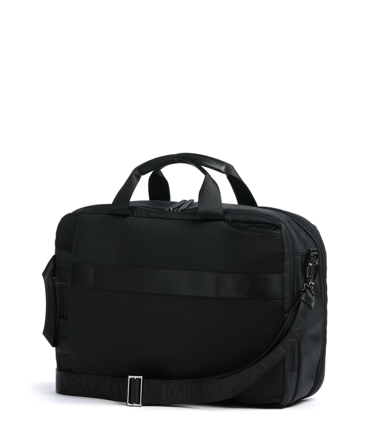 Emporio Armani Nylon Backpack bag black beauty