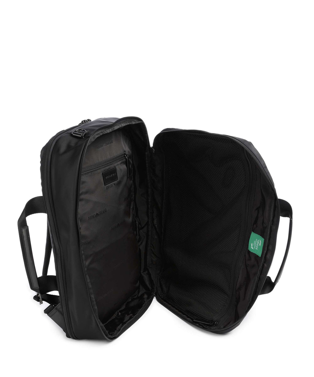 Emporio Armani Nylon Backpack bag black beauty