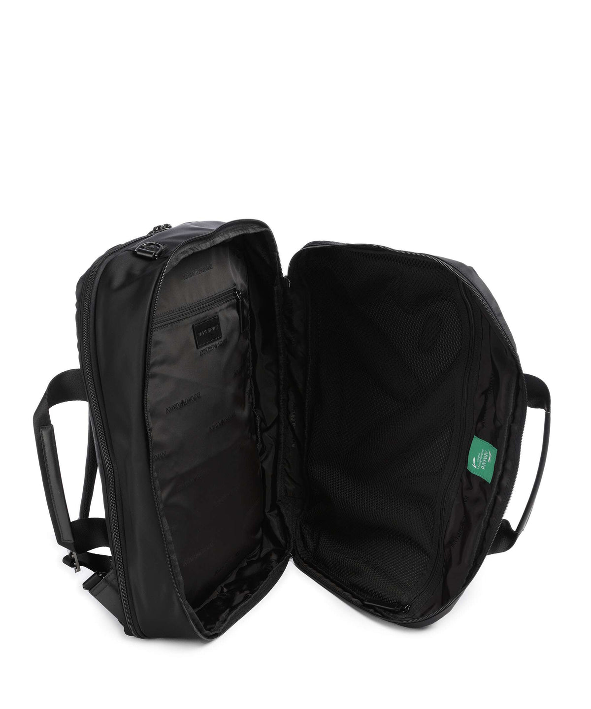 Emporio Armani Nylon Backpack bag black beauty