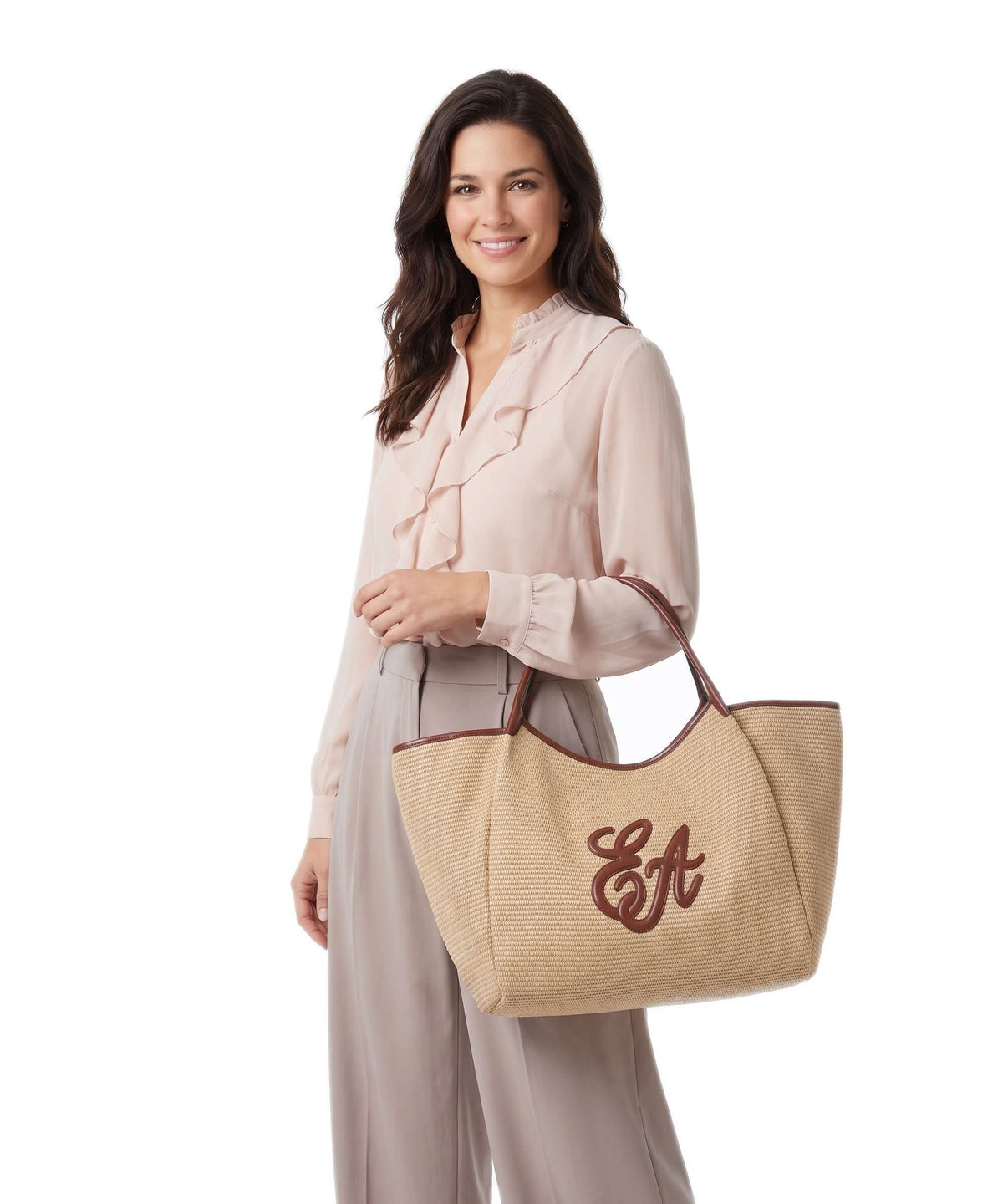 Emporio Armani Durini 24 L Tote bag naturale/siena