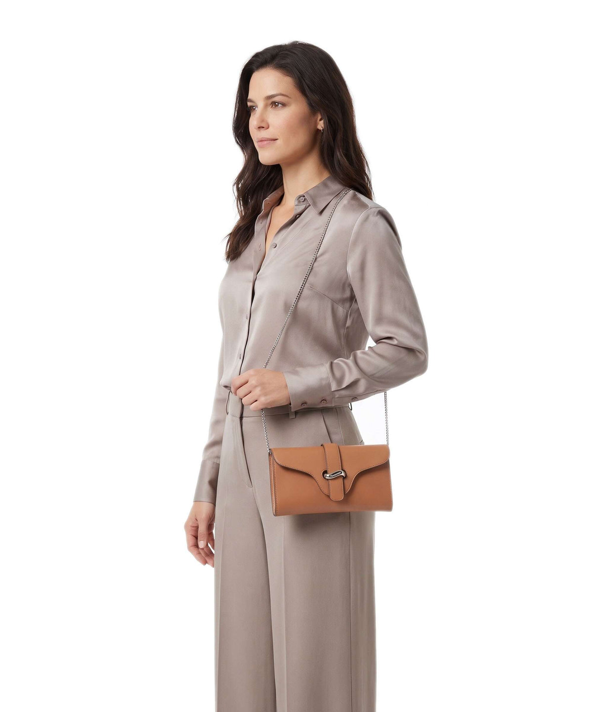 Emporio Armani Costanza Crossbody bag terracotta