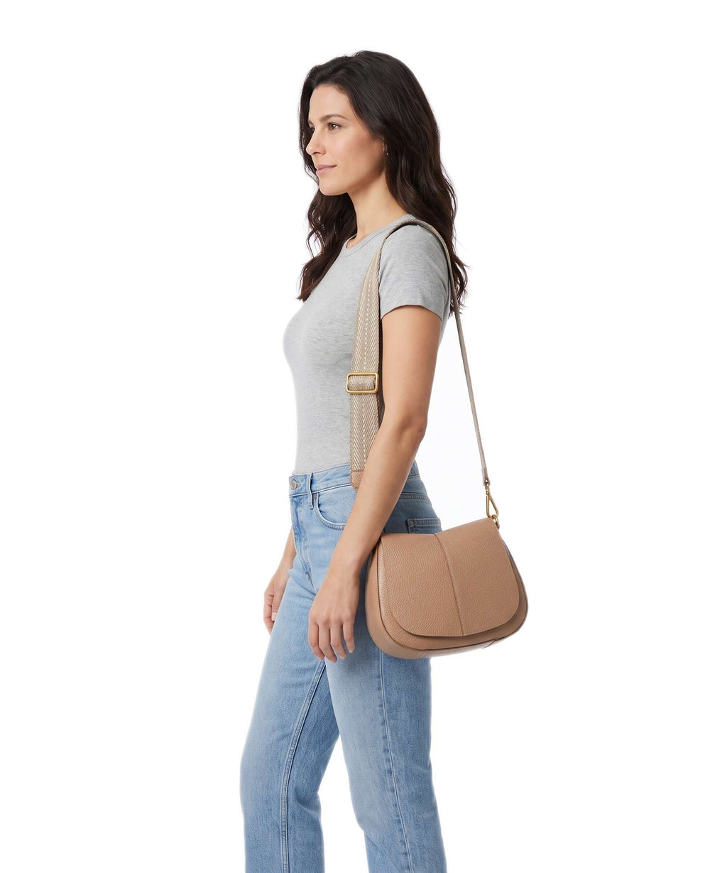 Gianni Chiarini Helena Round Shoulder bag clay